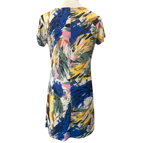 🛍️4/$20🛍️ Adore Apparel colorful brushstroke shift dress small perfect condition - Picture 6 of 9
